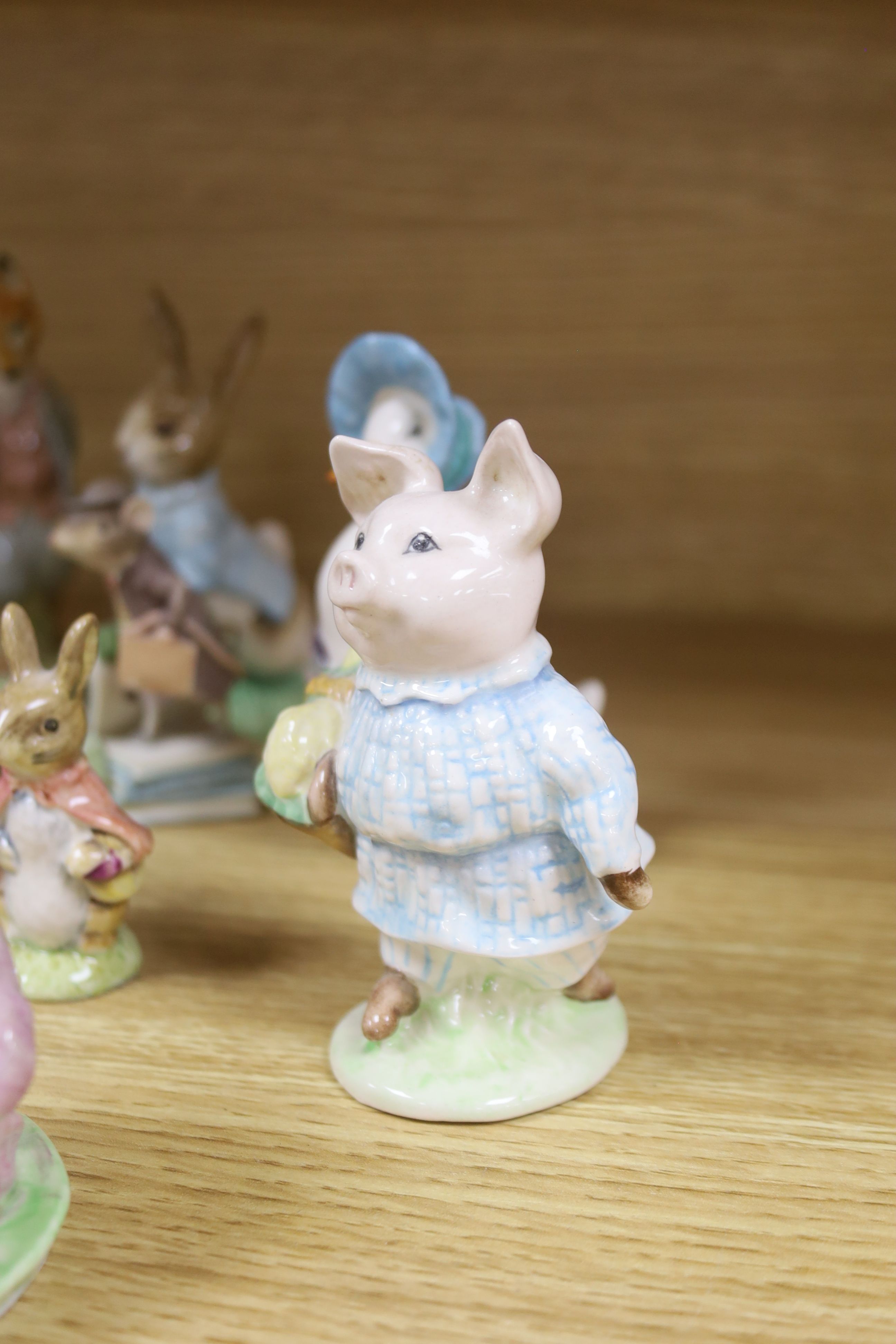 Ten Beswick Beatrix Potter characters and five similar